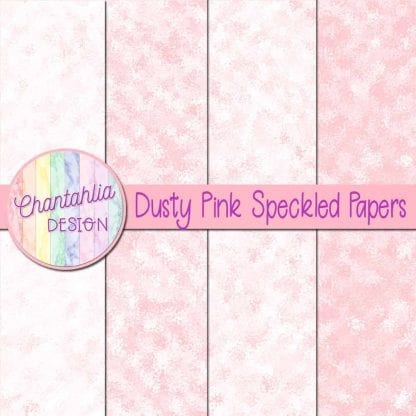 free dusty pink speckled digital papers