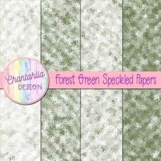 free forest green speckled digital papers
