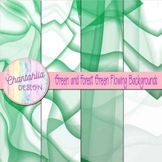 Free green and forest green flowing backgrounds