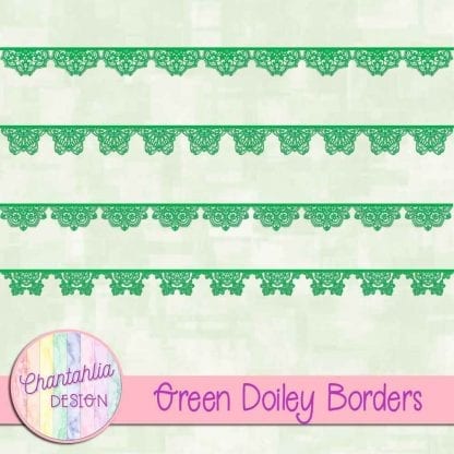 free green doiley borders