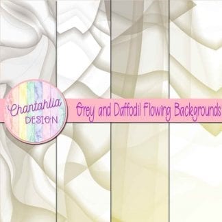 Free grey and daffodil flowing backgrounds