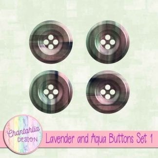 Free lavender and aqua buttons