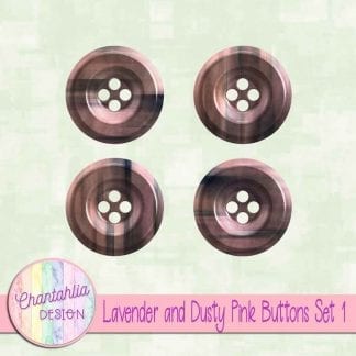 Free lavender and dusty pink buttons