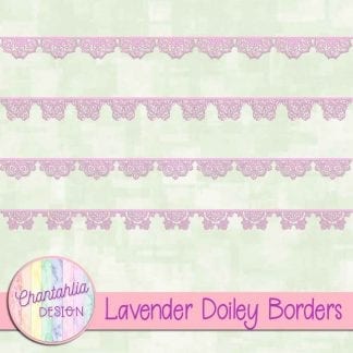 free lavender doiley borders