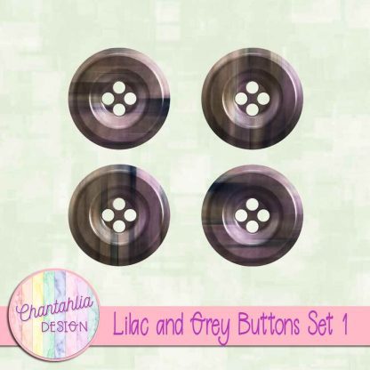 Free lilac and grey buttons