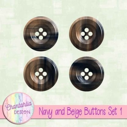 Free navy and beige buttons