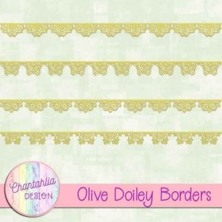 free olive doiley borders