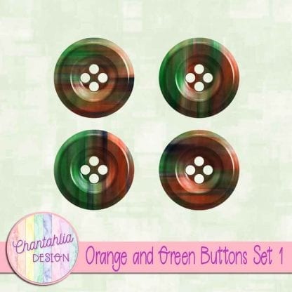 Free orange and green buttons