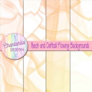 Free peach and daffodil flowing backgrounds