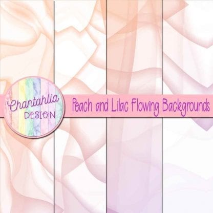Free peach and lilac flowing backgrounds