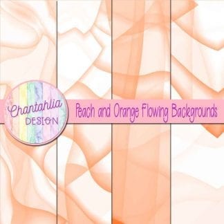 Free peach and orange flowing backgrounds