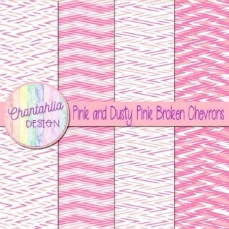 Free pink and dusty pink broken chevrons digital papers