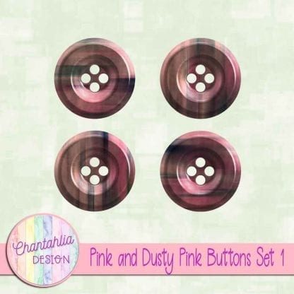 Free pink and dusty pink buttons