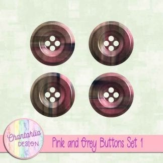 Free pink and grey buttons