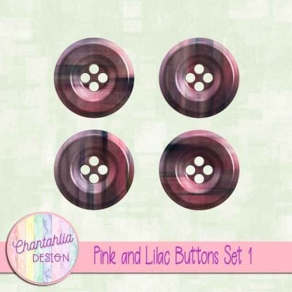 Free pink and lilac buttons