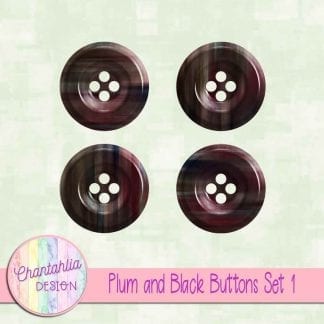 Free plum and black buttons