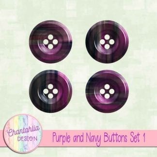 Free purple and navy buttons