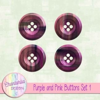 Free purple and pink buttons