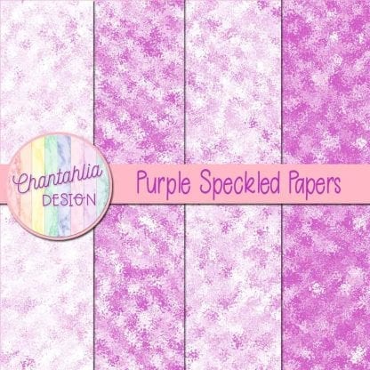 free purple speckled digital papers