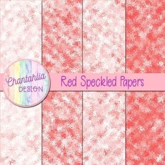 free red speckled digital papers