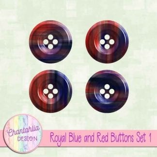 Free royal blue and red buttons
