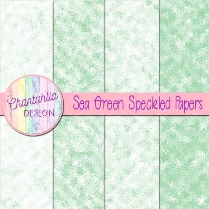 free sea green speckled digital papers