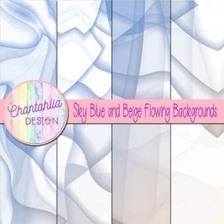Free sky blue and beige flowing backgrounds