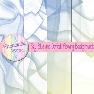 Free sky blue and daffodil flowing backgrounds