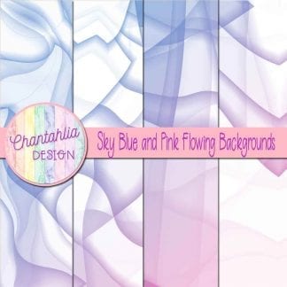Free sky blue and pink flowing backgrounds