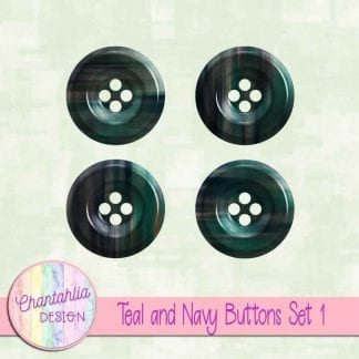 Free teal and navy buttons