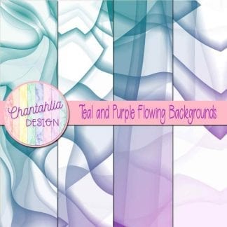 Free teal and purple flowing backgrounds