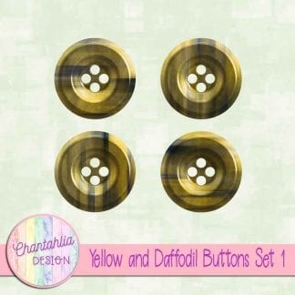 Free yellow and daffodil buttons