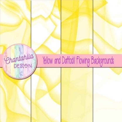 Free yellow and daffodil flowing backgrounds
