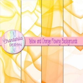 Free yellow and orange flowing backgrounds