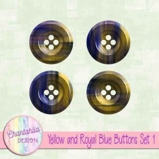 Free yellow and royal blue buttons
