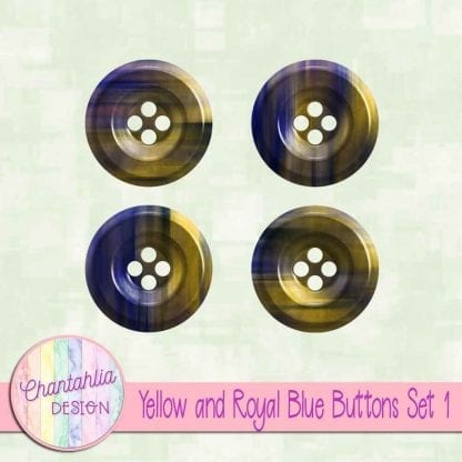 Free yellow and royal blue buttons