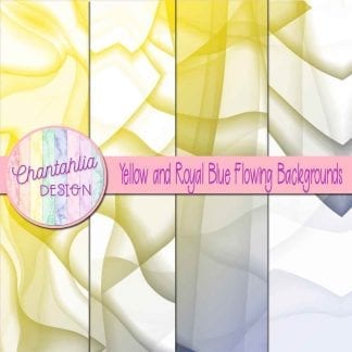 Free yellow and royal blue flowing backgrounds