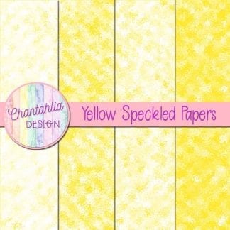 free yellow speckled digital papers