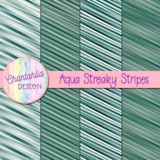 free aqua streaky stripes digital papers