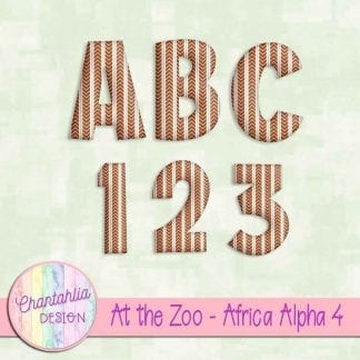 Free alpha in an At the Zoo - Africa theme.