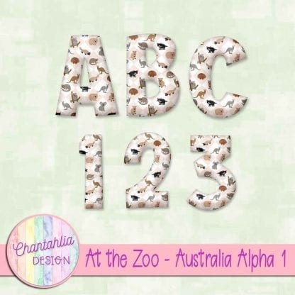 Free alpha in an At the Zoo - Australia theme.