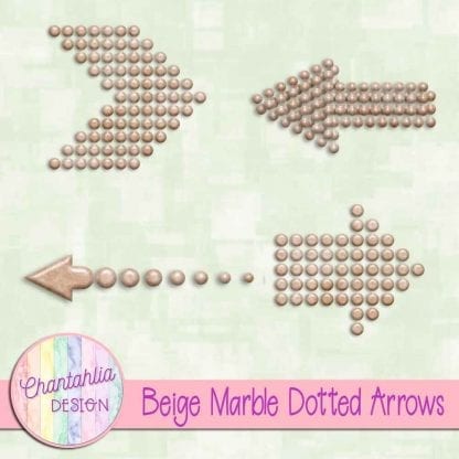 Free beige marble dotted arrows design elements