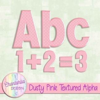 Free dusty pink textured alpha
