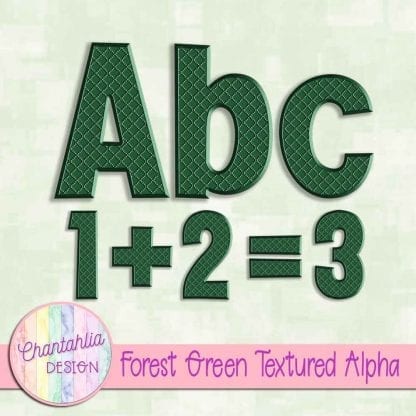 Free forest green textured alpha