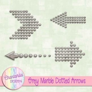 Free grey marble dotted arrows design elements