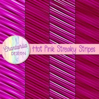 free hot pink streaky stripes digital papers