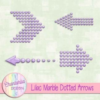 Free lilac marble dotted arrows design elements