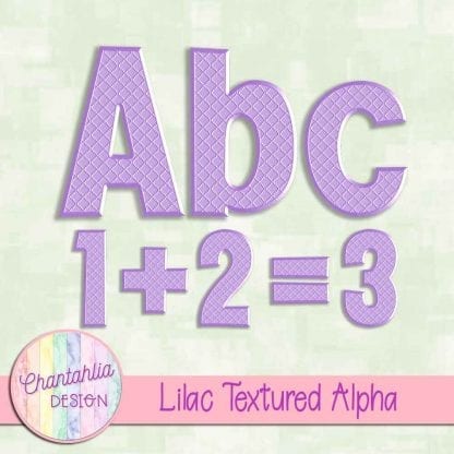 Free lilac textured alpha