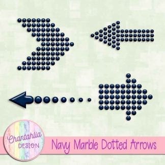 Free navy marble dotted arrows design elements