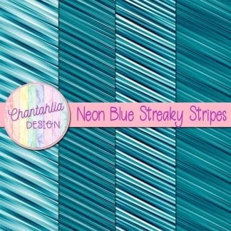 free neon blue streaky stripes digital papers
